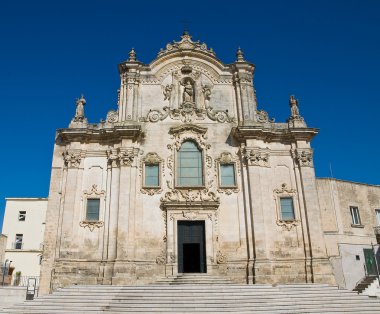 Aziz francesco d'assisi kilise. Matera. Basilicata. İtalya.