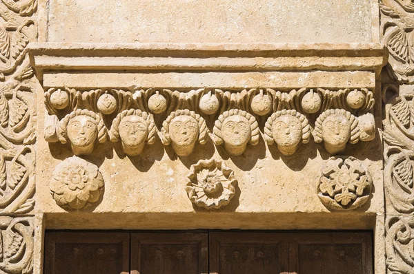 Detail der Kathedrale von Matera. Basilikata. Italien. — Stockfoto