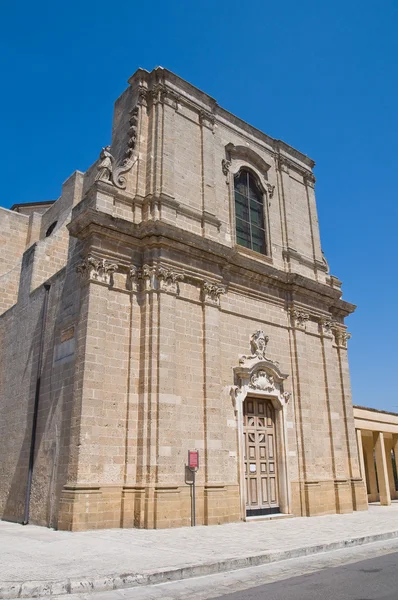 Igreja de São Francisco de Assis. Oria. Puglia. Itália . — Fotografia de Stock