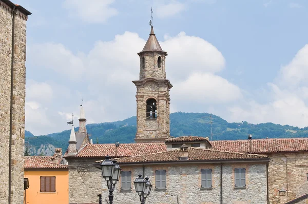 St. Lorenzo Church. Bobbio. Emilia-Romagna. Italy. — ストック写真