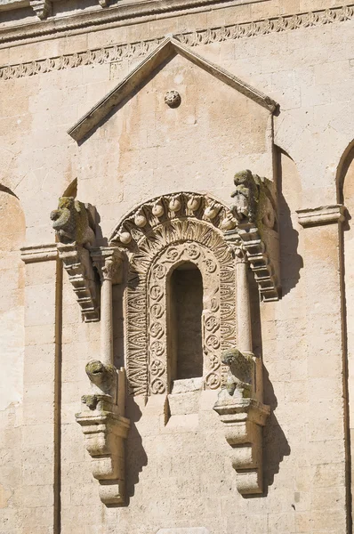 Particolare della Cattedrale di Matera. Basilicata. Italia . — Foto Stock