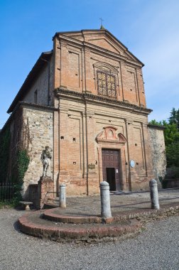 SS cosma ve damiano Kilisesi. grazzano visconti. Emilia-Romagna.