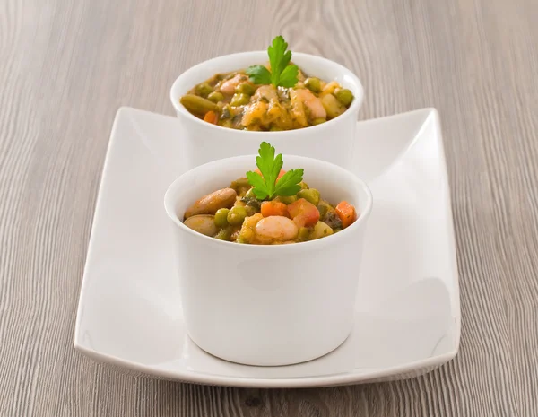 Zeleninová polévka. — Stock fotografie