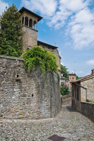 Σοκάκι. castell'arquato. Εμίλια-Ρομάνια. Ιταλία. — Φωτογραφία Αρχείου