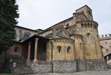 Collegiata Kilisesi. castell'arquato. Emilia-Romagna. İtalya.