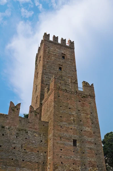 Visconti-Burg. Castell 'arquato. Emilia-Romagna. Italien. — Stockfoto
