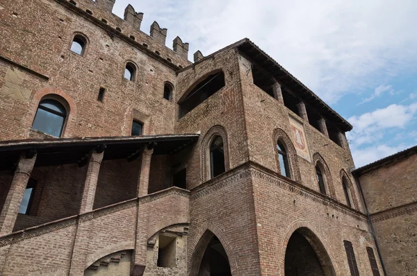 Palazzo Podestà. Castell'Arquato. Emilia-Romagna. Italia . — Foto Stock