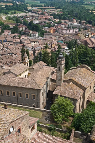 Panoramic view of Castell'arquato. Emilia-Romagna. Italy. — Stock Photo, Image
