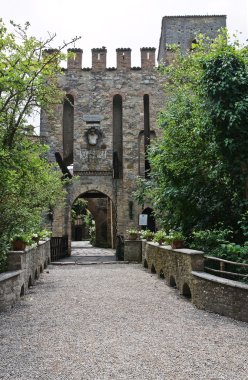 Gropparello castle. Emilia-Romagna. İtalya.