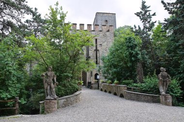 Gropparello castle. Emilia-Romagna. İtalya.