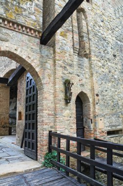 Gropparello castle. Emilia-Romagna. İtalya.