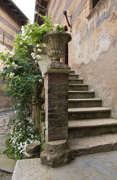 Gropparello zamku. Emilia-Romania. Włochy. — Zdjęcie stockowe