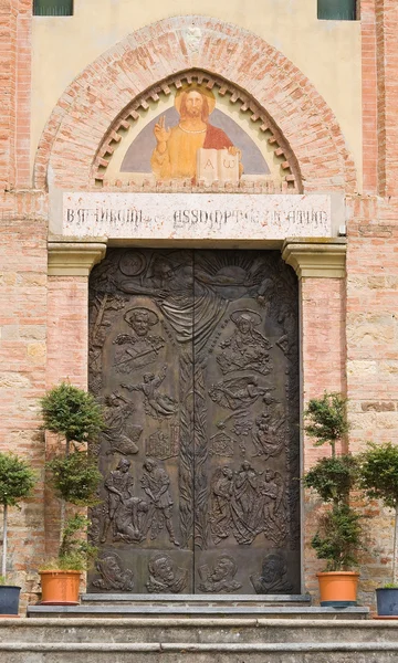 Maria Assunta kirke. Gropparello. Emilia-Romagna. Italia . – stockfoto