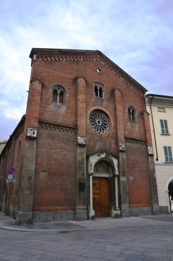 Aziz donnino Kilisesi. Piacenza. Emilia-Romagna. İtalya.