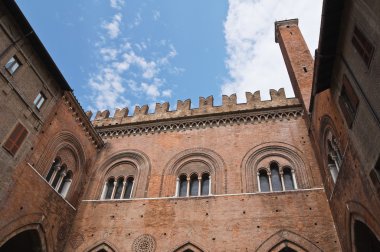 Belediye Binası. Piacenza. Emilia-Romagna. İtalya.