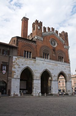 Belediye Binası. Piacenza. Emilia-Romagna. İtalya.