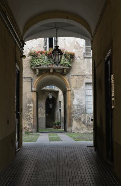 tarihi Saray. Piacenza. Emilia-Romagna. İtalya.