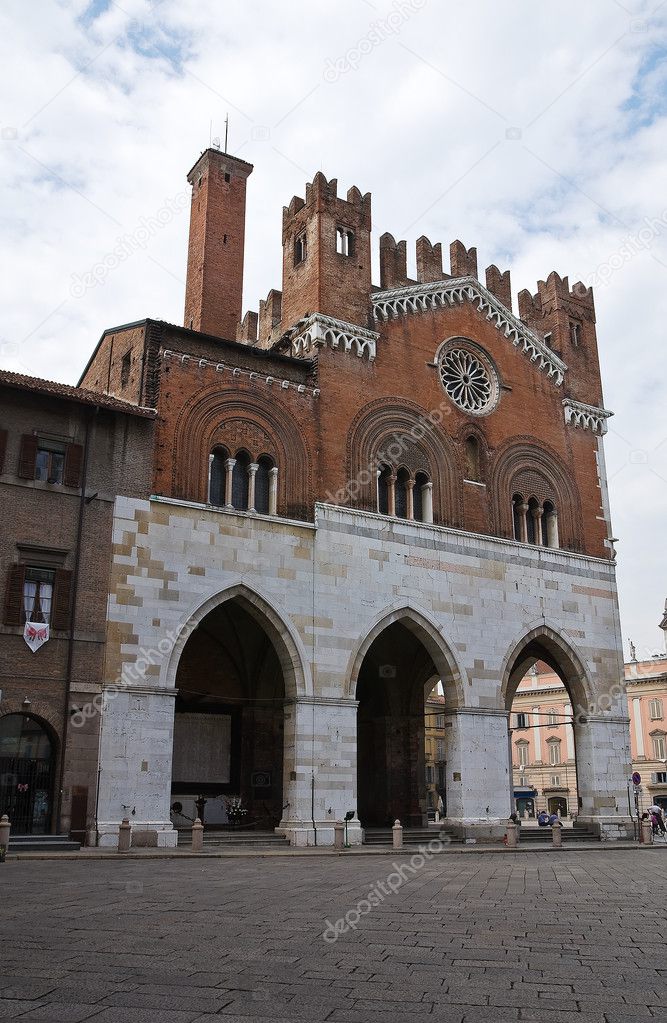 Town hall. Piacenza. Emilia-Romagna. Italy.