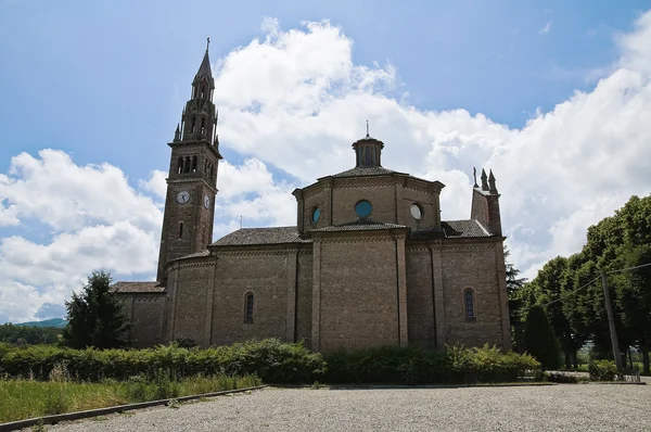 St. Lorenzo Church. Gazzola. Emilia-Romagna. Italy. — Stock Photo, Image