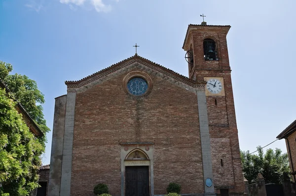 圣马蒂诺教堂。rivalta。艾米利亚-罗马涅。意大利. — 图库照片