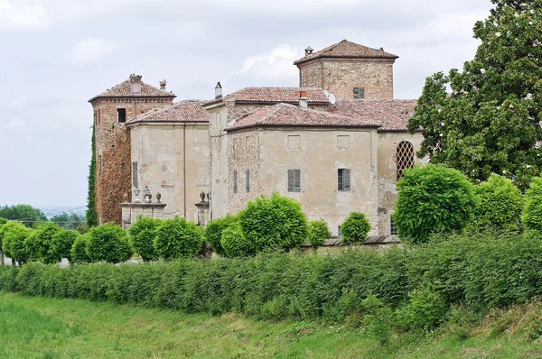 Hrad agazzano. Emilia-Romagna. Itálie. — Stock fotografie
