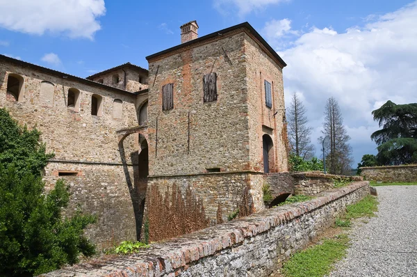 Zamek agazzano. Emilia-Romania. Włochy. — Zdjęcie stockowe