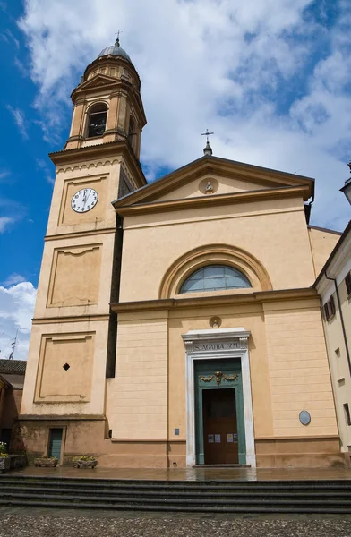 Agata kostel sv. rivergaro. Emilia-Romagna. Itálie. — Stock fotografie