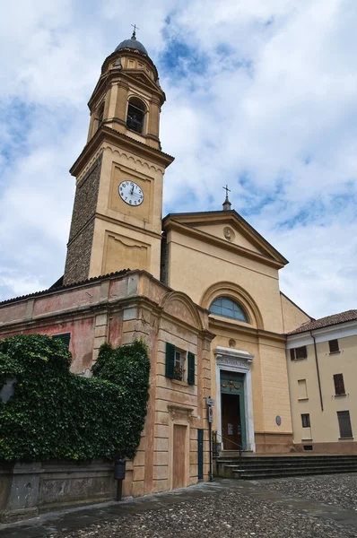 Igreja de Santa Ágata. Rivergaro. Emilia-Romagna. Itália . — Fotografia de Stock