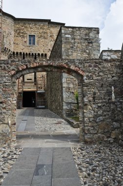 bardi, Castle. Emilia-Romagna. İtalya.