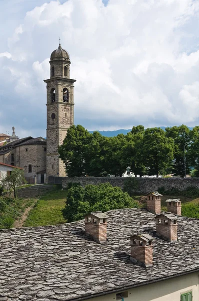 St. giovanni battista kyrkan. bardi. Emilia-Romagna. Italien. — Stockfoto