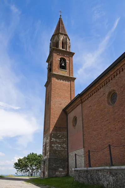 St. Lorenzo Kirche. Veano. Emilia-Romagna. Italien. — Stockfoto