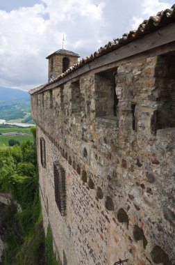 bardi, Castle. Emilia-Romagna. İtalya.