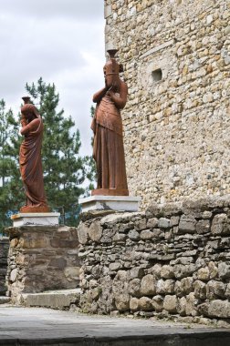 compiano Castle. Emilia-Romagna. İtalya.