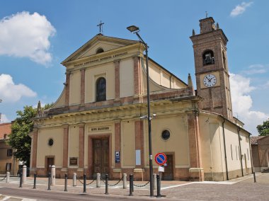 Kilise St. martino. Noceto. Emilia-Romagna. İtalya.