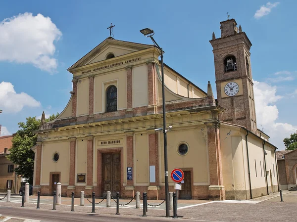Церковь Святого Мартино. Ноцето. Эмилия-Романья. Италия . — стоковое фото
