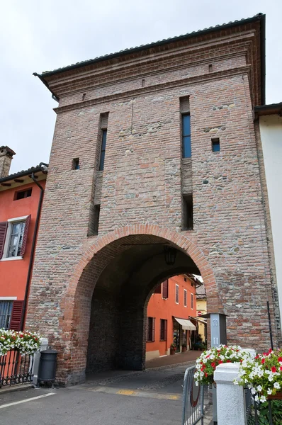 Porta di Sopra. Fontanellato. Emilia-Romagna. Itália . — Fotografia de Stock