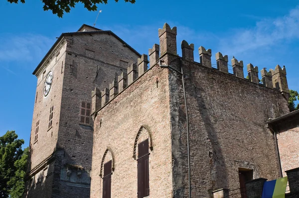Rossi fæstning San Secondo Parmense. Emilia-Romagna. Italien . - Stock-foto