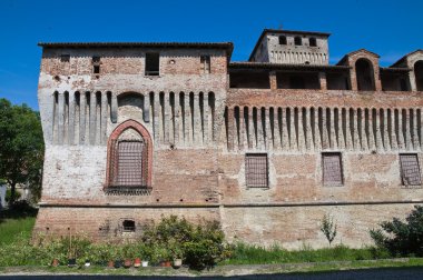 roccabianca Kalesi. Emilia-Romagna. İtalya.