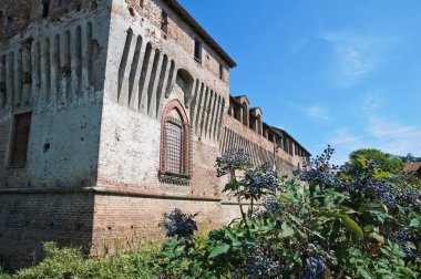 roccabianca Kalesi. Emilia-Romagna. İtalya.