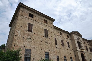 meli lupi soragna Kalesi. Emilia-Romagna. İtalya.