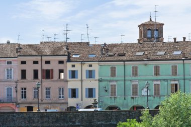 colorno görünümü. Emilia-Romagna. İtalya.