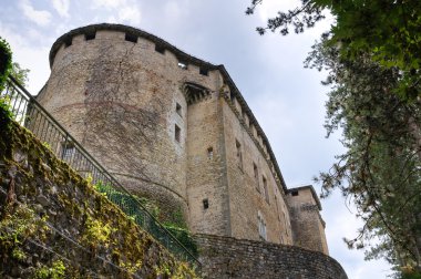 Castle of Compiano. Emilia-Romagna. Italy. clipart