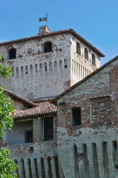 Kasteel van Roccabianca (PR). Emilia-Romagna. Italië. — Stockfoto
