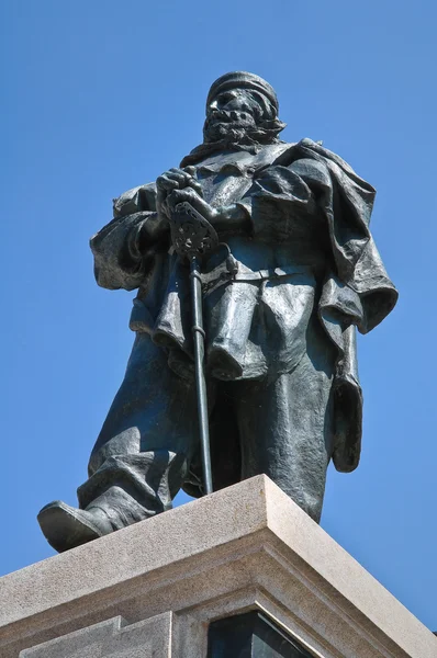 Estátua de bronze Giuseppe Garibaldi . — Fotografia de Stock