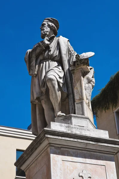 Άγαλμα του Parmigianino. Πάρμα. Εμίλια-Ρομάνια. Ιταλία. — Φωτογραφία Αρχείου
