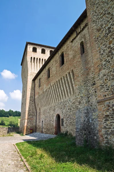 Torrechiara Kalesi. Emilia-Romagna. İtalya. — Stok fotoğraf