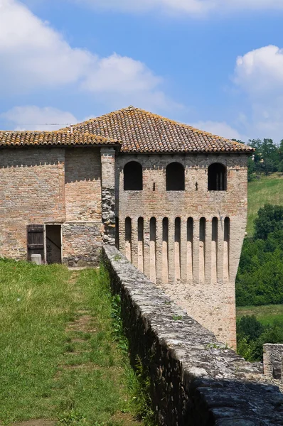 Torrechiara 的城堡。艾米利亚-罗马涅。意大利. — 图库照片