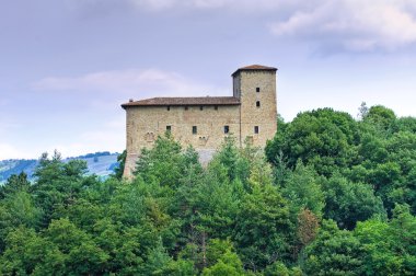 pellegrino parmense Kalesi. Emilia-Romagna. İtalya.