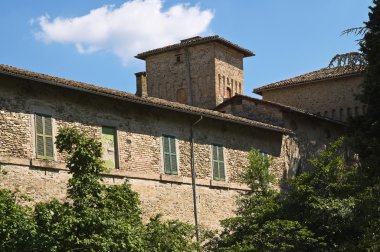 panocchia Kalesi. Emilia-Romagna. İtalya.