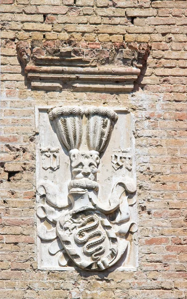 Burg von montechiarugolo. Emilia-Romagna. Italien. — Stockfoto